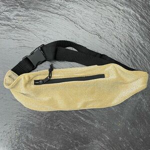 Triangle swimwear, gold, fanny pack